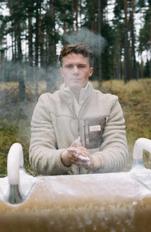 Heroes Wool Fleece Jacket i skogen